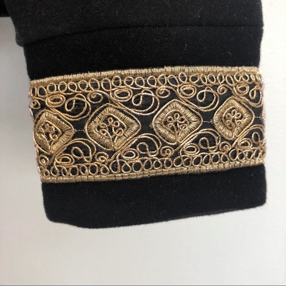 Zara Military Style Velvet Jacket - Picture 6 of 7